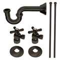 Furnorama Plumbing Supply Kits Combo; .5 in. IPS Inlet; .38 in. Comp Oulet; Oil Rubbed Bronze FU650657